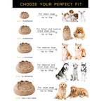 Paw-Shaped Plush Pet Bed