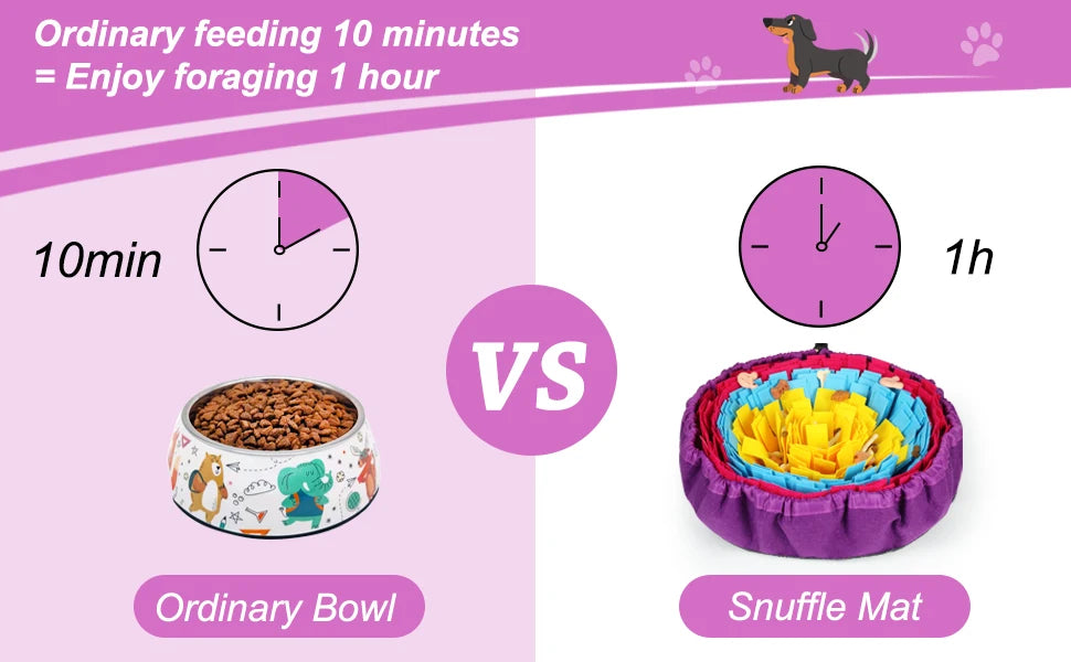 Collapsible Round Snuffle Mat