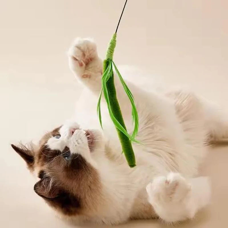 Flexible Leaf Cat Teaser Wand — product view 3