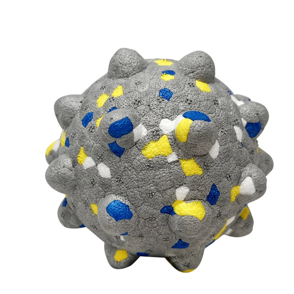 Gray Textured ETPU Dog Ball