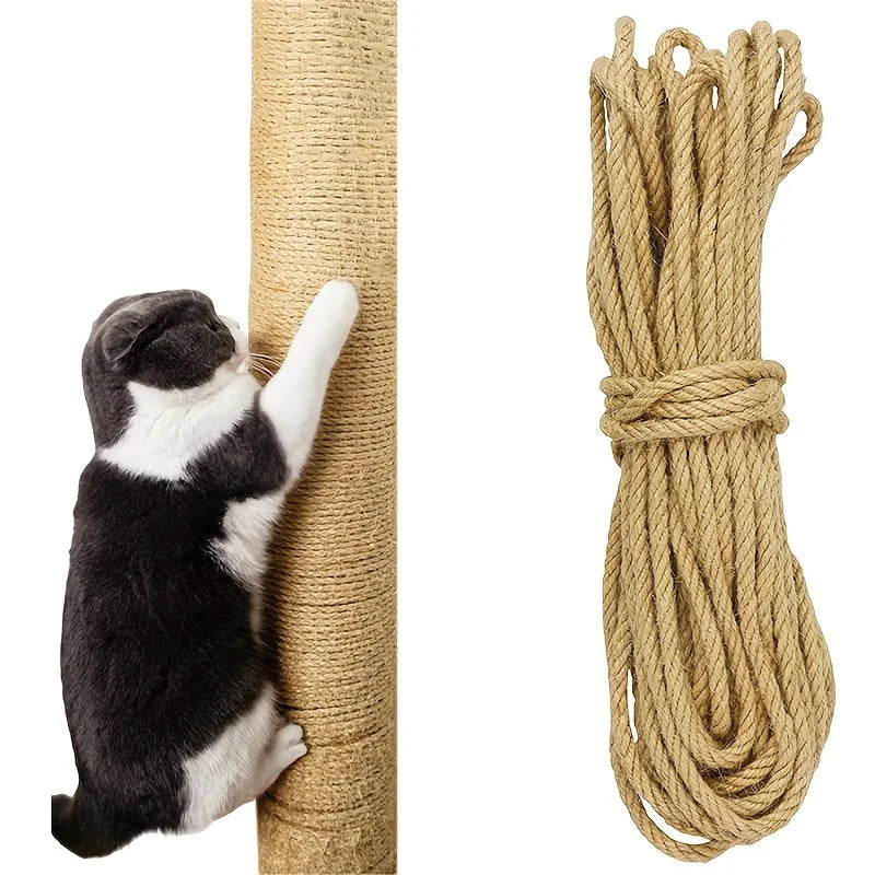 Natural Jute Rope for Cat Scratcher Repair