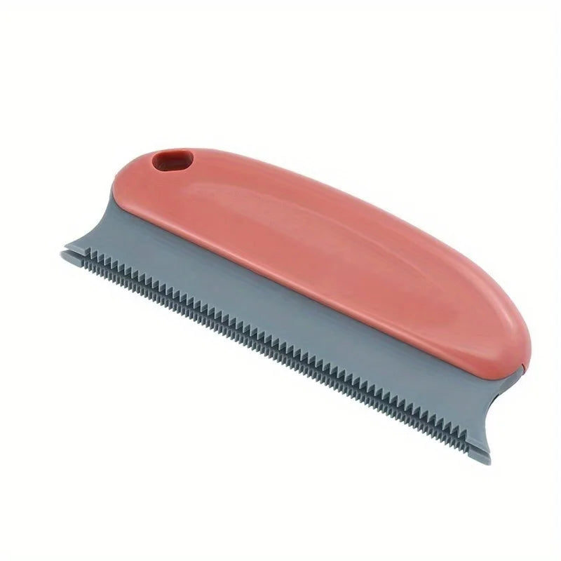Reusable Pet Hair Remover Scraper - Red