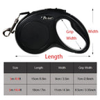 Compact Retractable Leash & Reflector Accessories