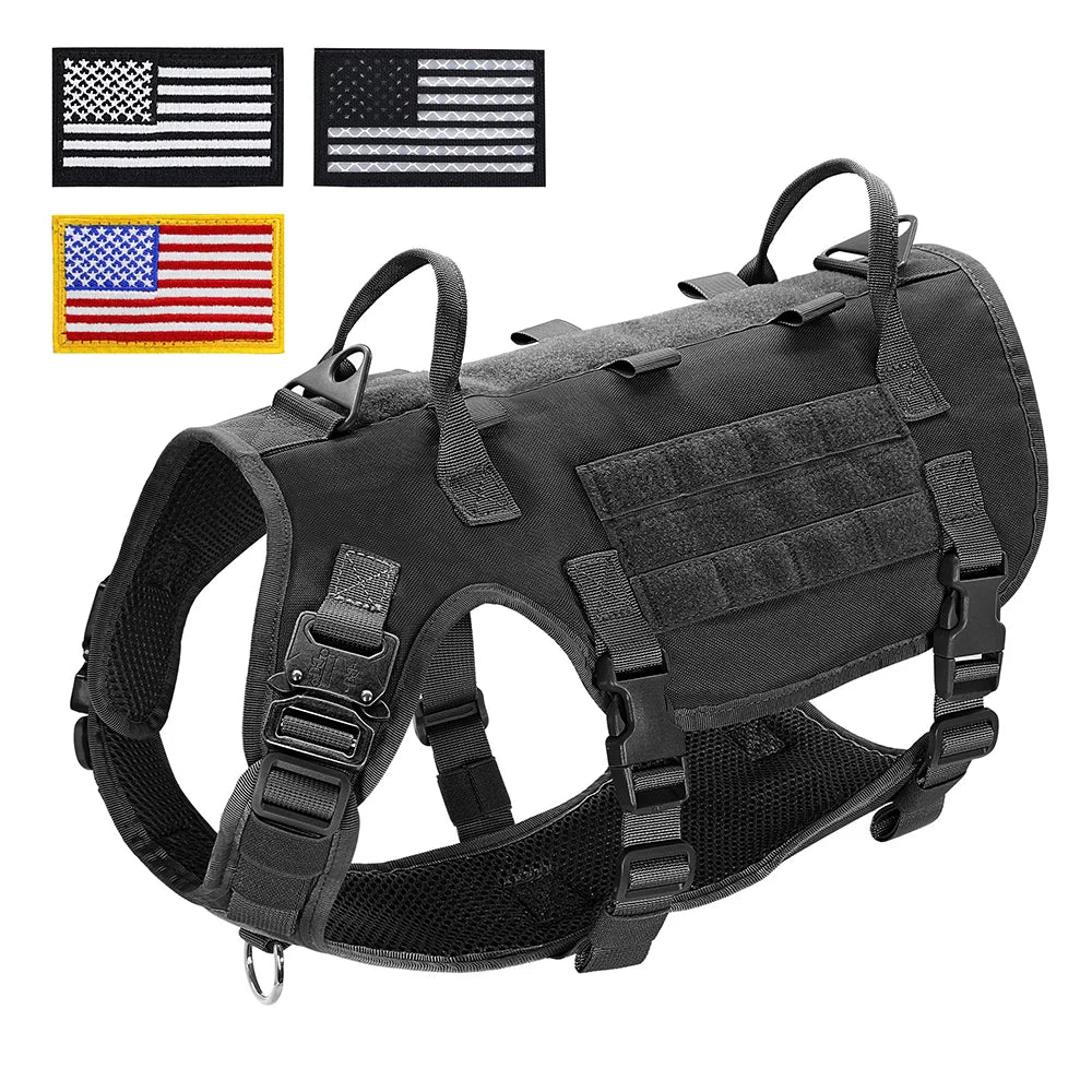 MOLLE-Style Tactical Dog Harness — product view 12