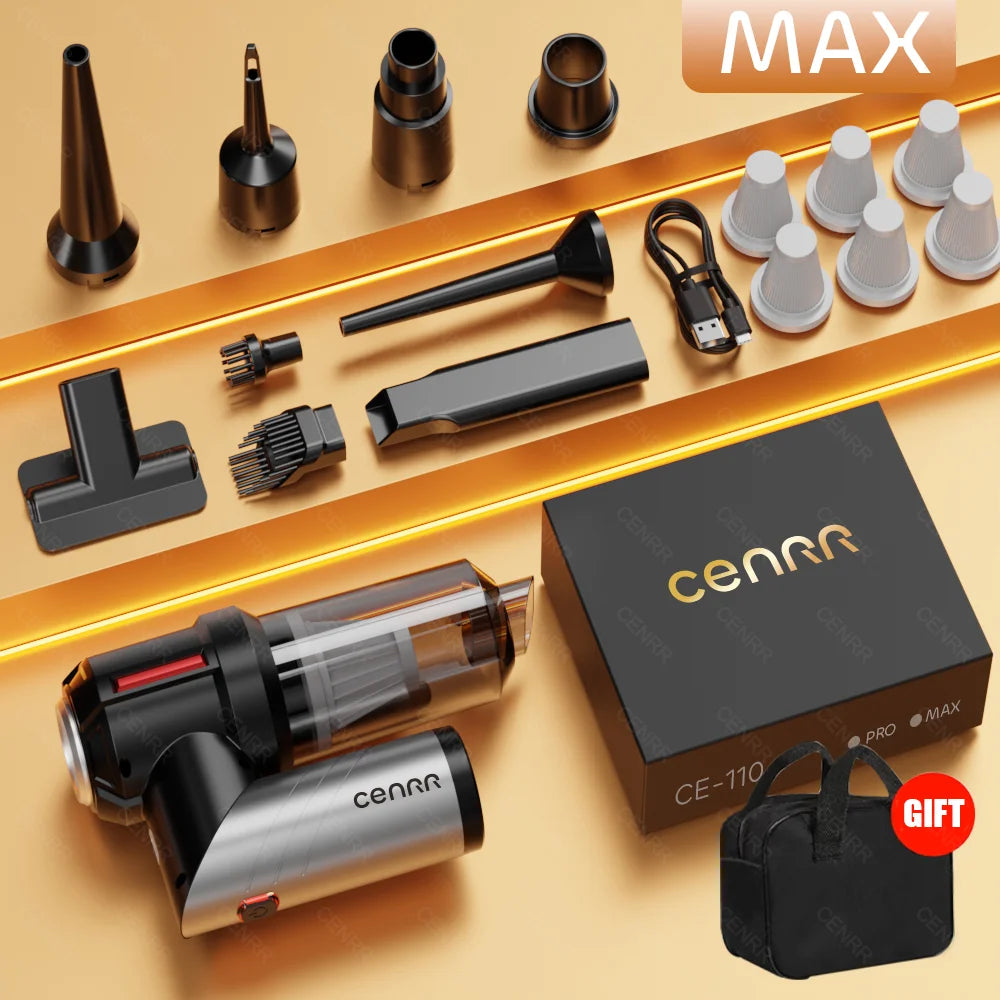 Vacuum kit with six spare filters and carry bag