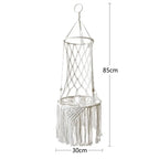 Macramé Hanging Cat Beds & Cushions — Cat Swing / 11.8 in / 30 cm
