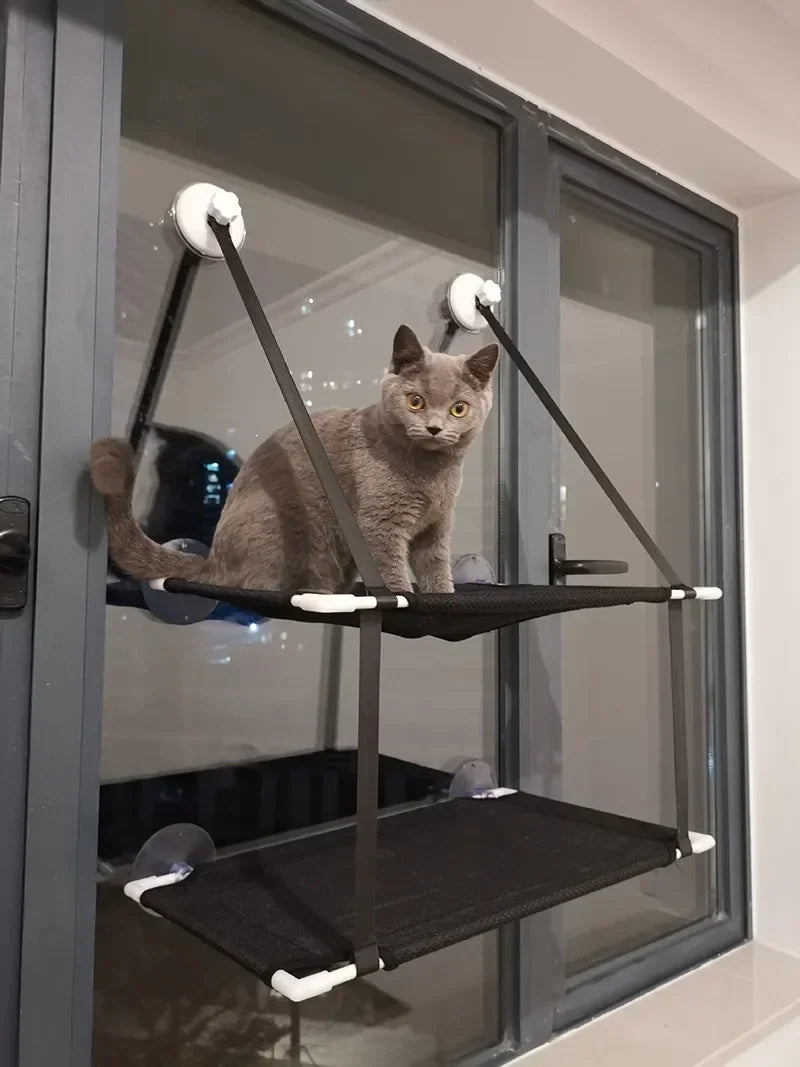 Suction-Cup Cat Window Hammock