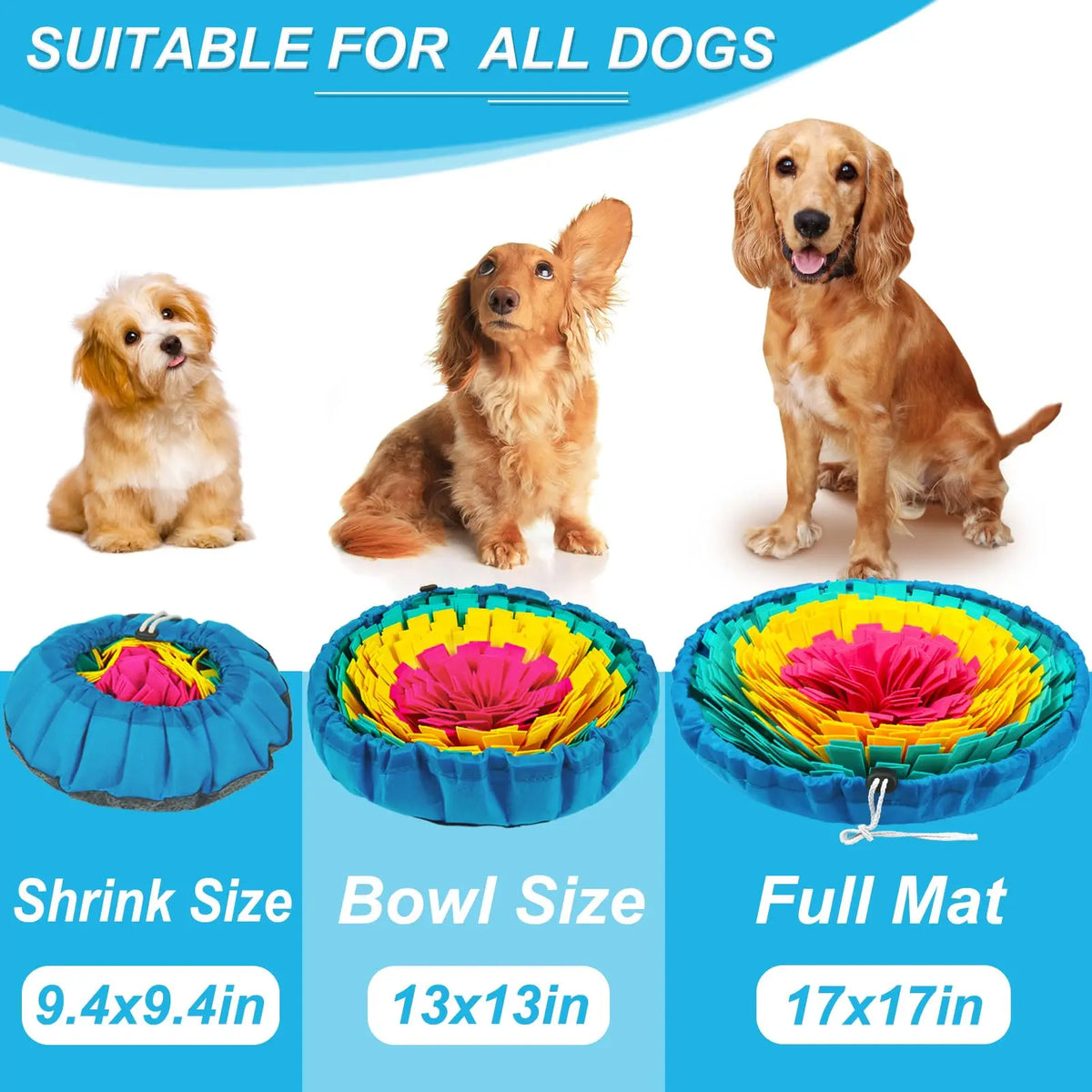 Adjustable Round Snuffle Mat