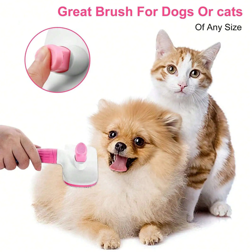 Self-Cleaning Slicker Brush