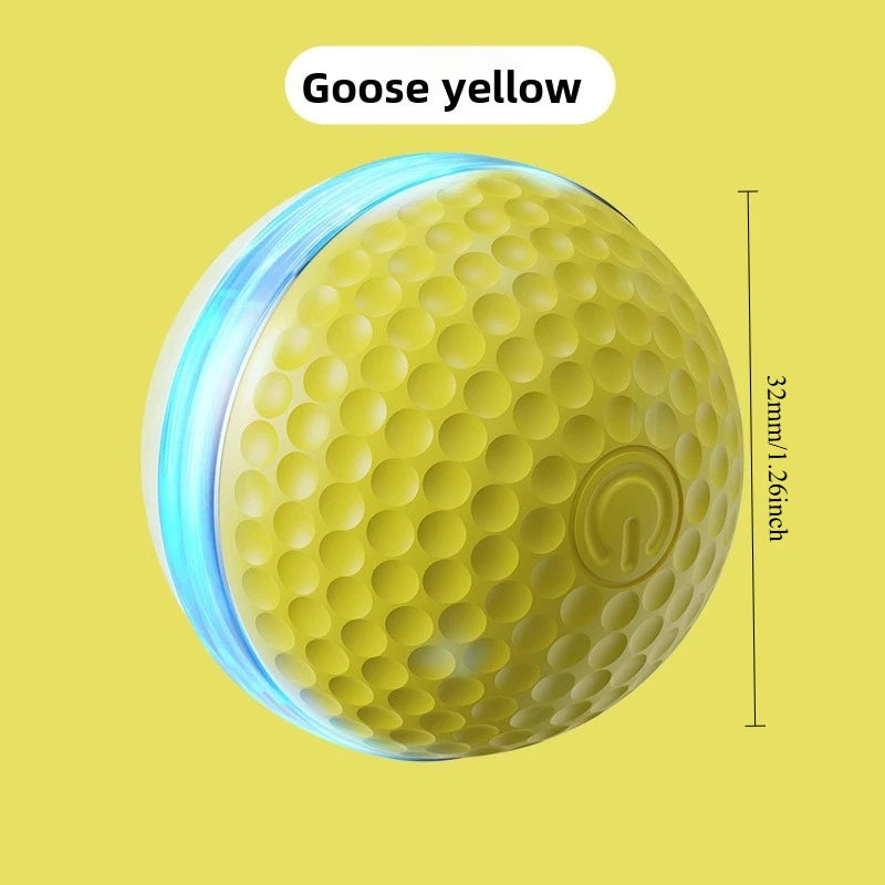 Yellow clear textured smart ball