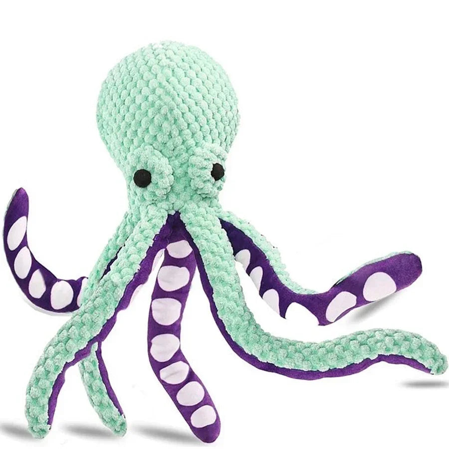 Textured Octopus Dog Toy