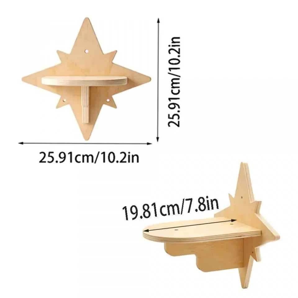 Star cat shelf dimensions