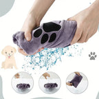 Microfiber Paw-Print Pet Towel