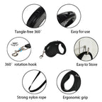 Compact Retractable Leash & Reflector Accessories