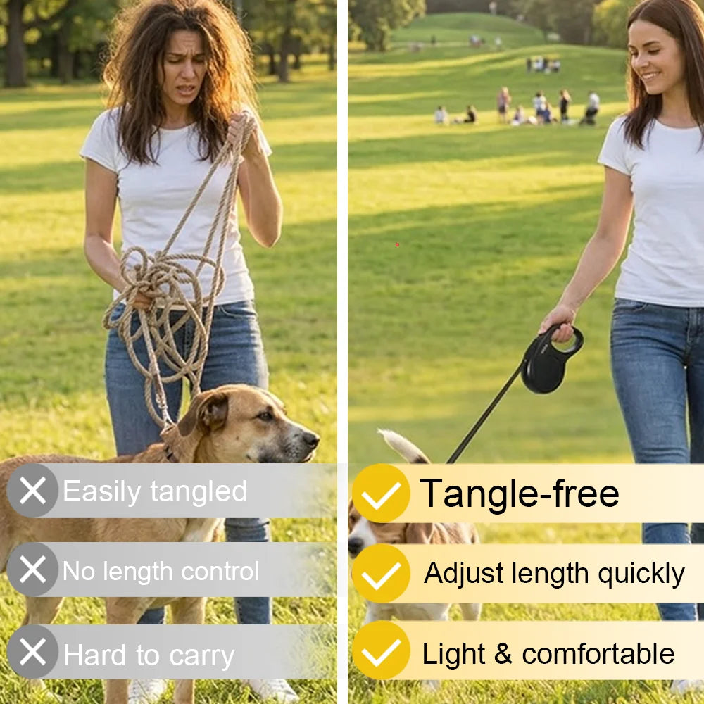 Compact Retractable Leash & Reflector Accessories