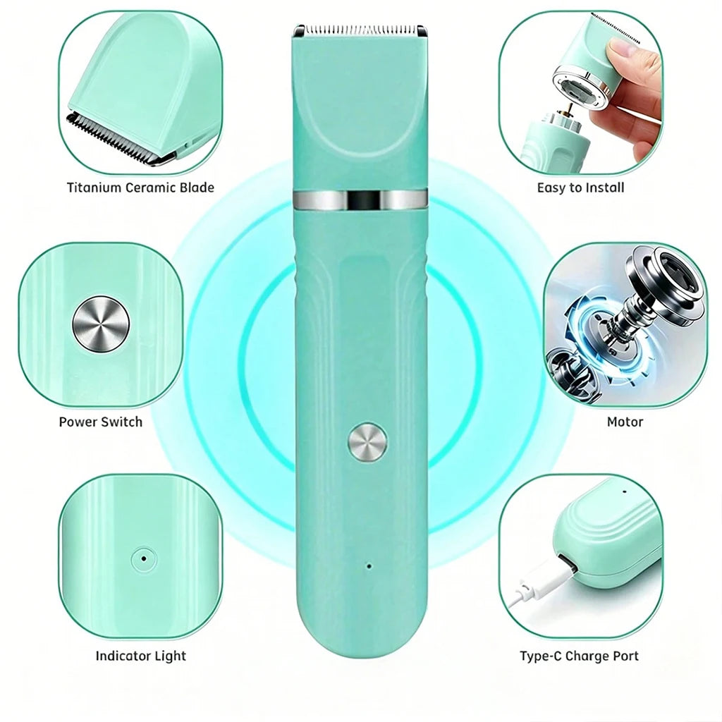 4-in-1 Rechargeable Pet Grooming Kit