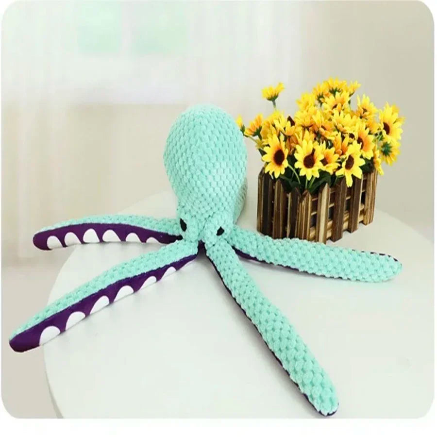 Textured Octopus Dog Toy