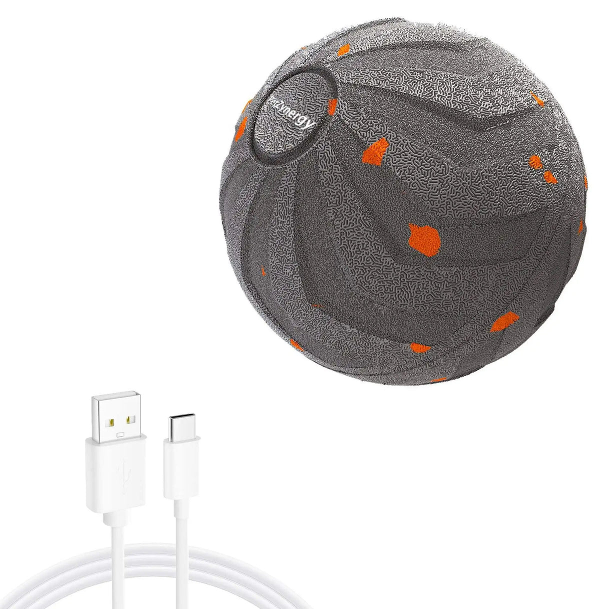 Gray Rechargeable Motion Dog Ball