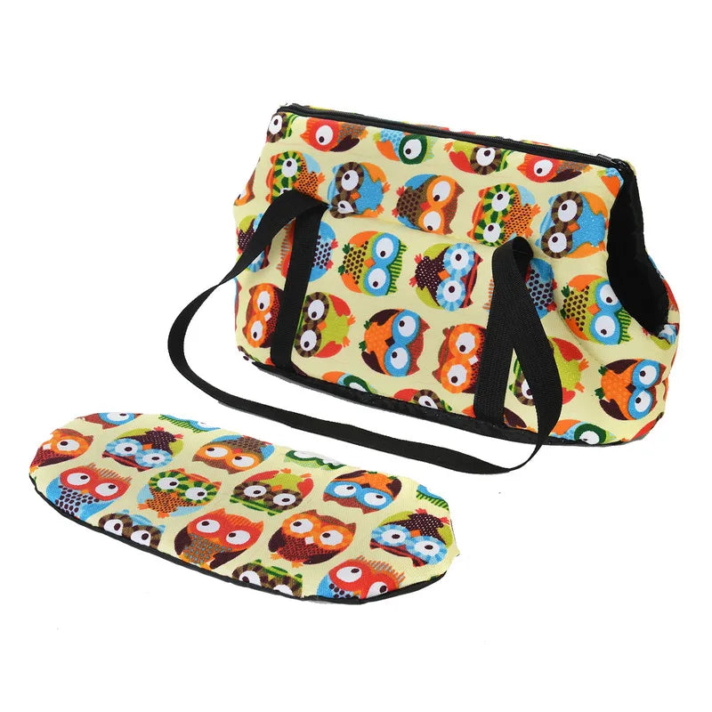 Pink heart print carrier lifestyle view