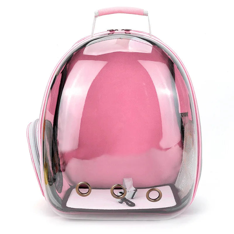 Pink Panoramic Pet Carrier Backpack