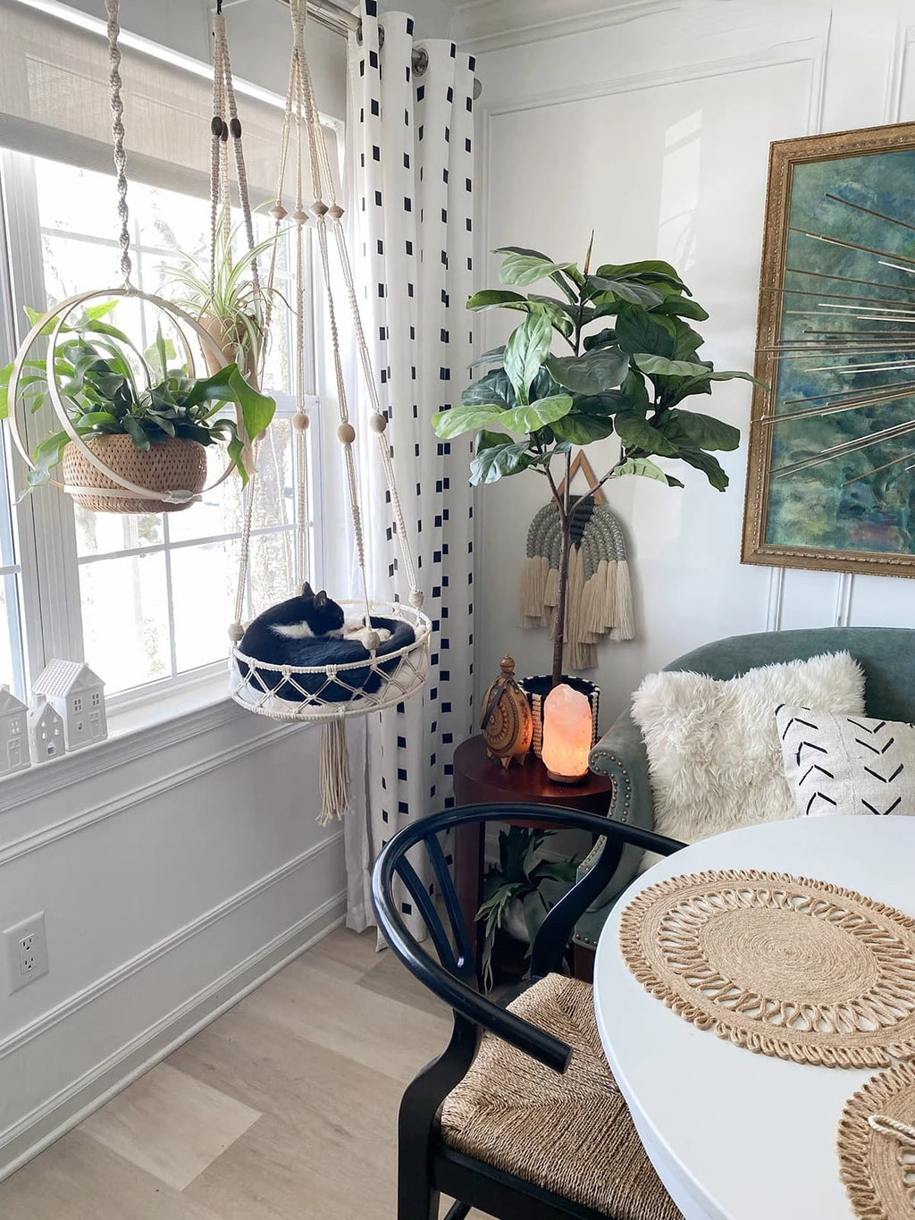 Macramé Hanging Cat Beds & Cushions