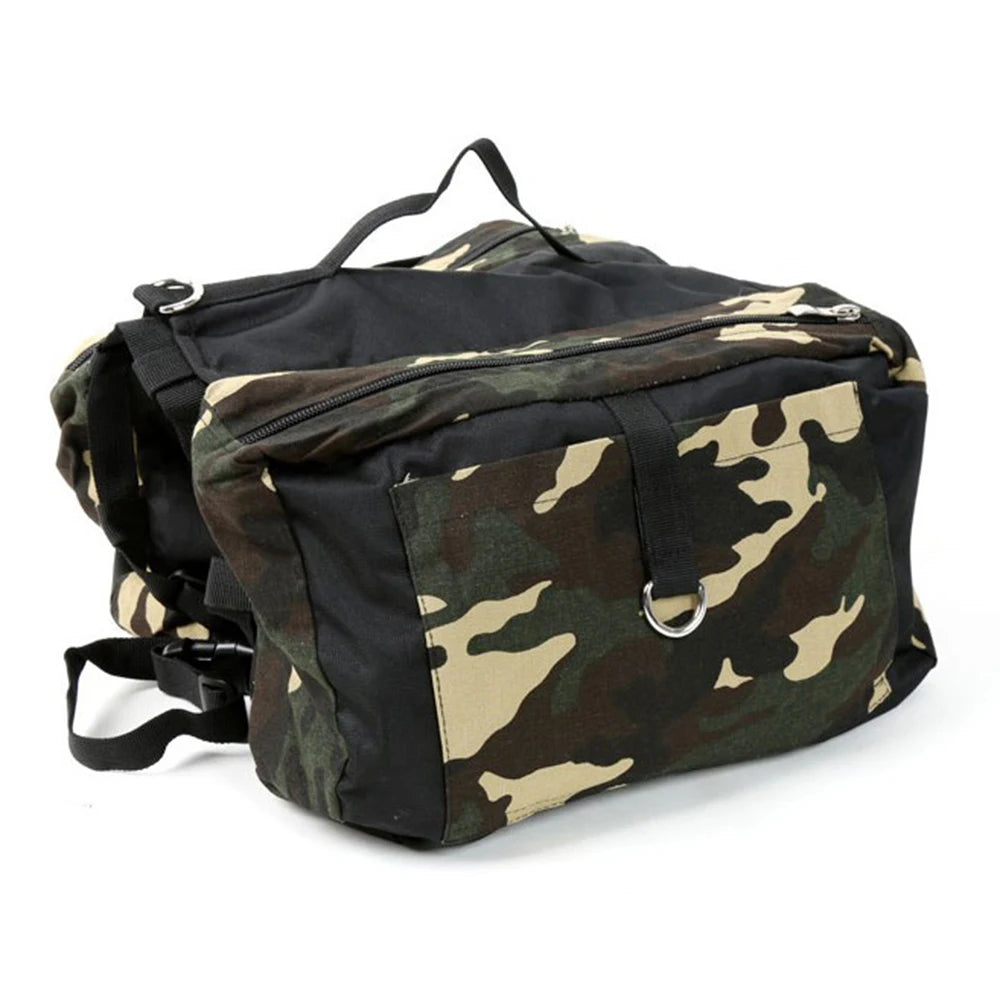 Camouflage Dog Saddle Pack