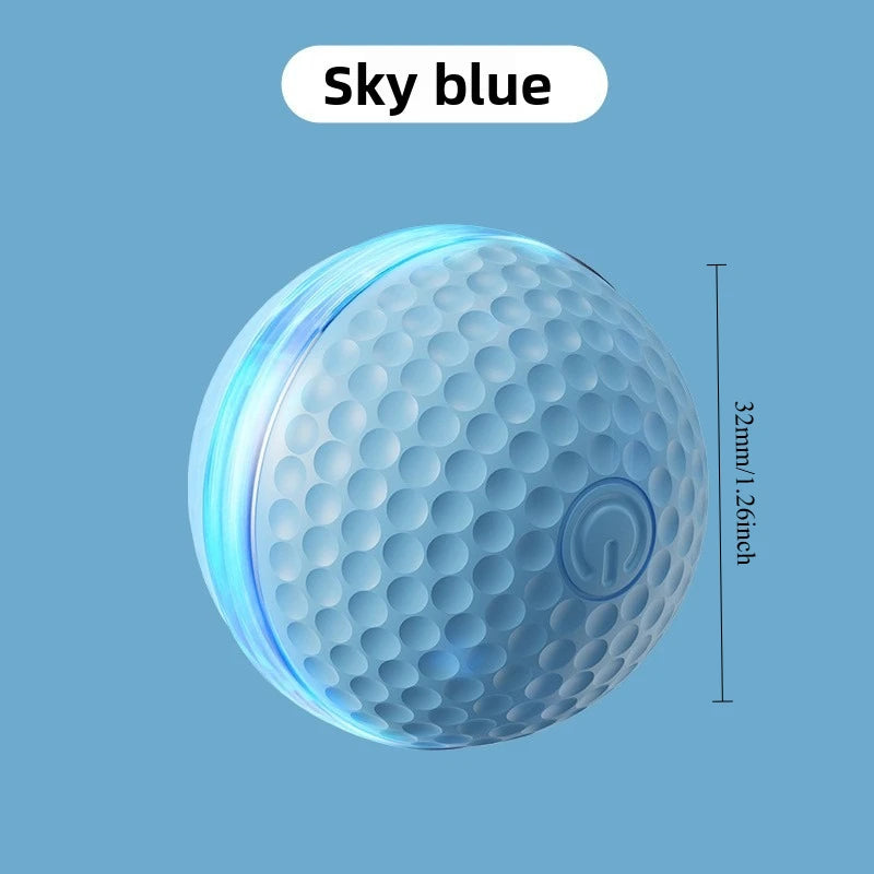 Sky blue clear textured smart ball