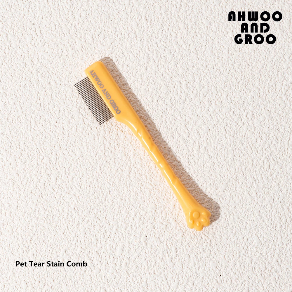 Yellow pet face comb