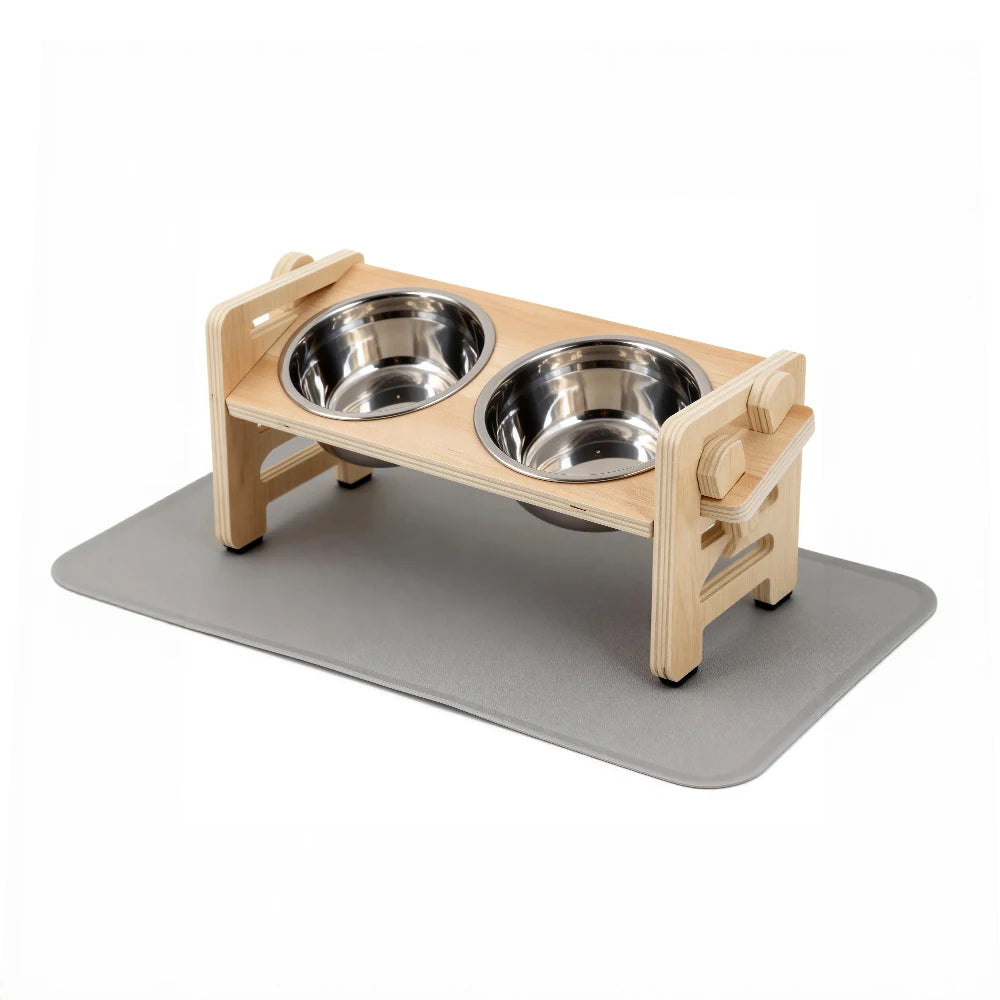 Adjustable Raised Pet Bowl Set — detail view 2