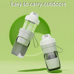 2-in-1 Travel Water Bottle & Food Cup
