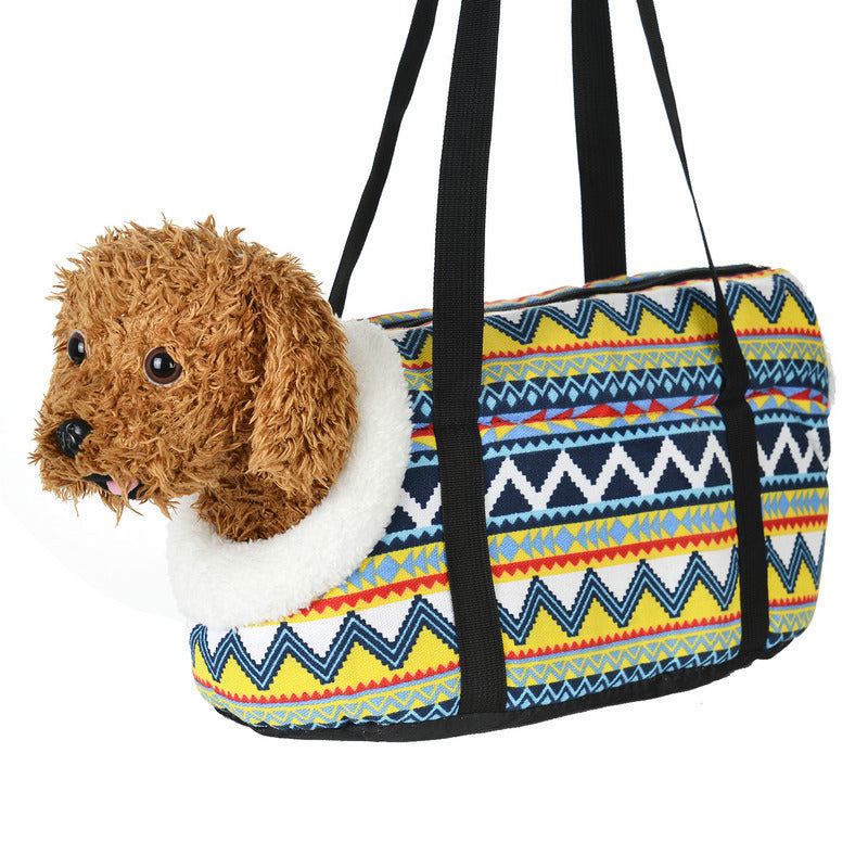 Printed pet carrier exterior detail