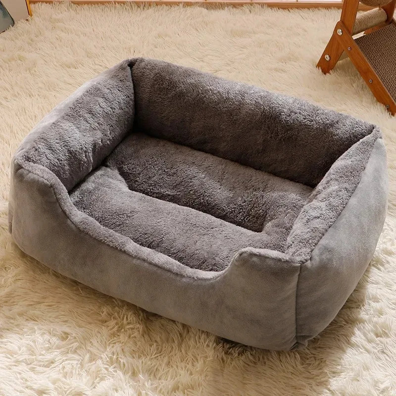 Plush Bolster Pet Bed — product view 8