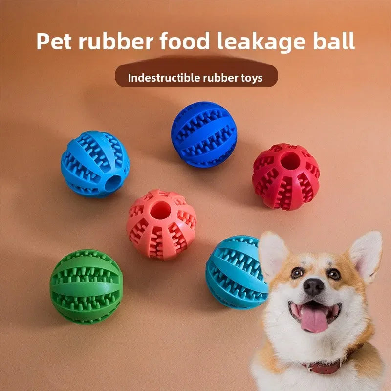 Grooved silicone treat-dispensing dog ball