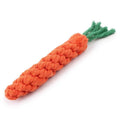 Cotton Rope Carrot Dog Toy — detail view 7