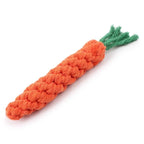Cotton Rope Carrot Dog Toy — detail view 7