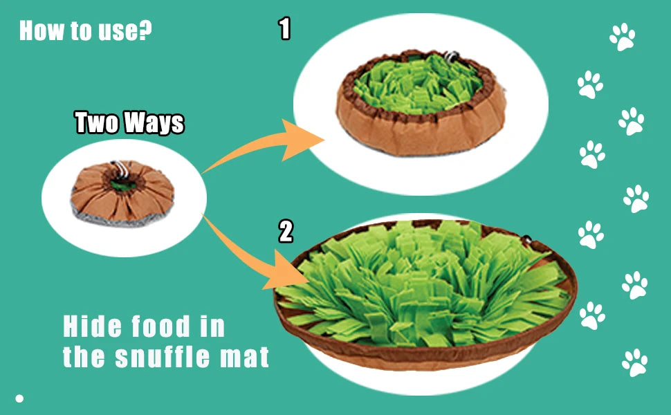 Adjustable Round Snuffle Mat