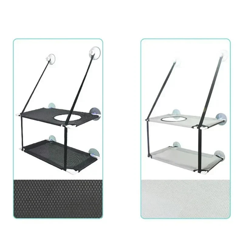 Suction-Cup Cat Window Hammock