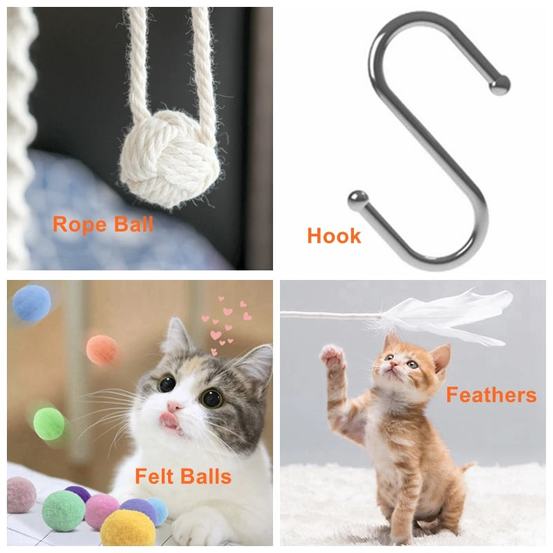 Macramé Hanging Cat Beds & Cushions