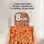 Eight-centimeter dry-food outlet