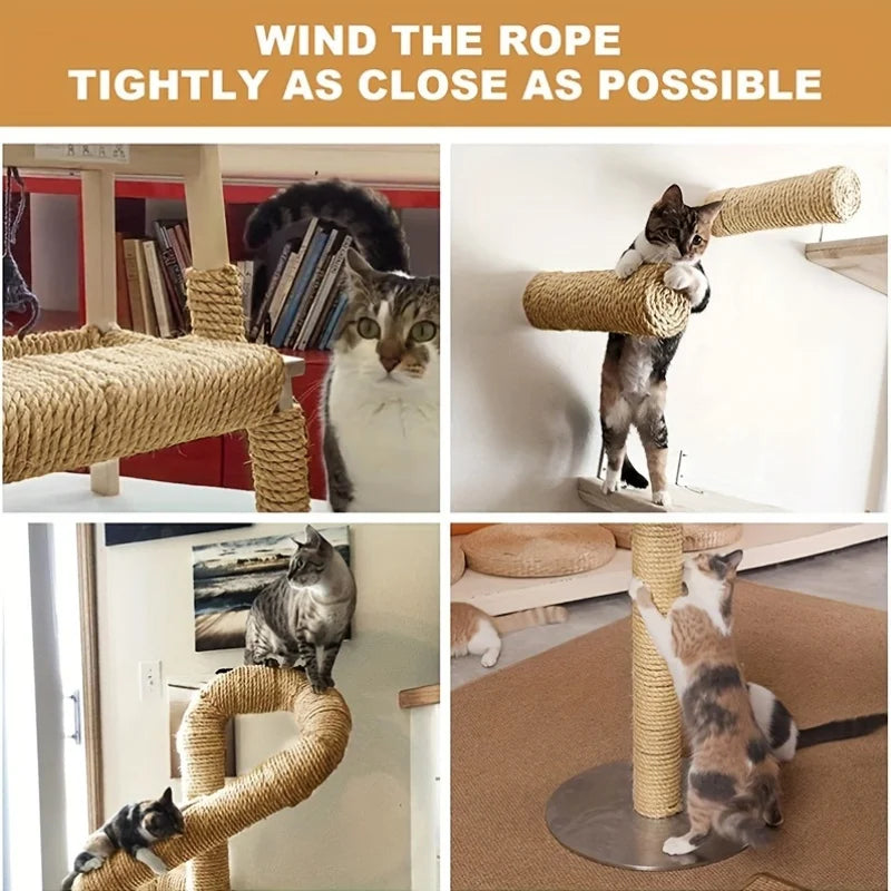 Natural Jute Rope for Cat Scratcher Repair