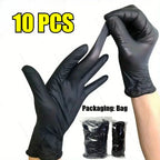 Black Disposable Cleaning Gloves — detail view 9