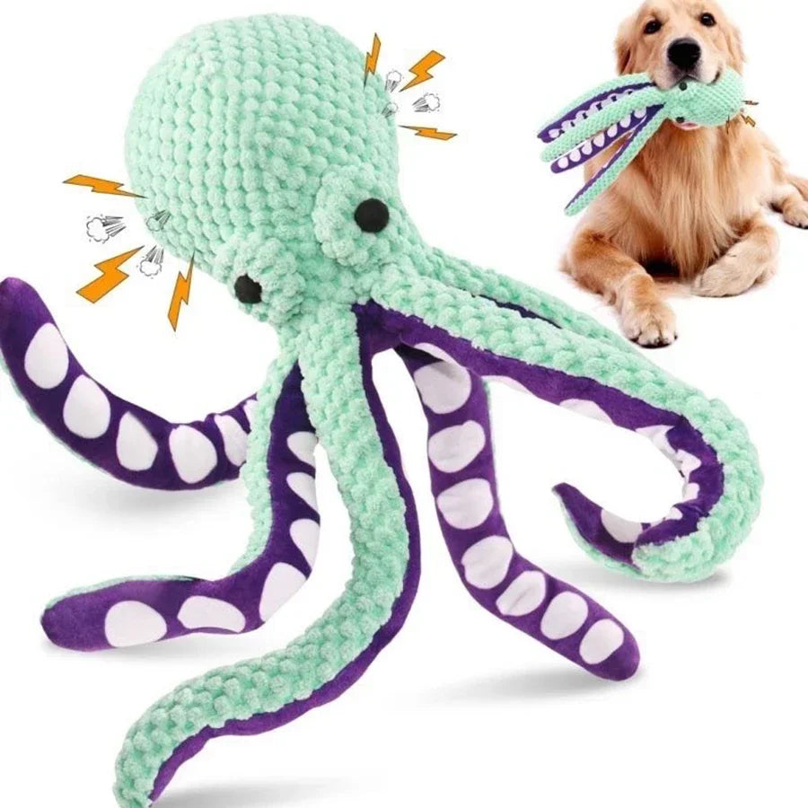 Textured Octopus Dog Toy