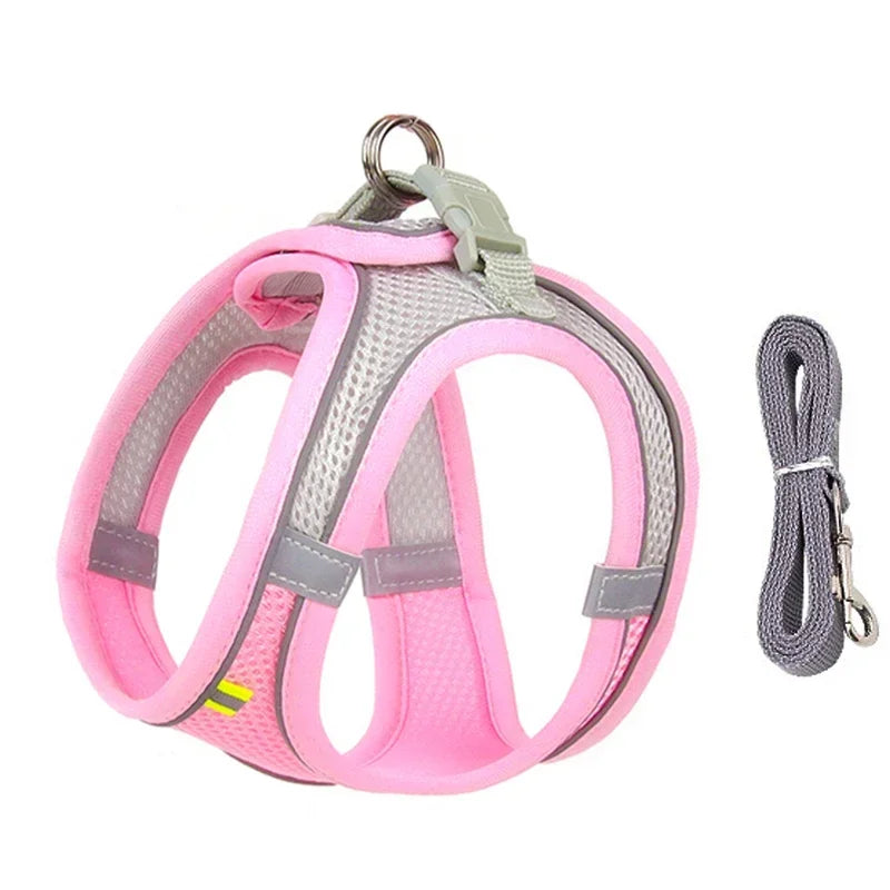 Reflective Mesh Harness & Leash Set — product view 12