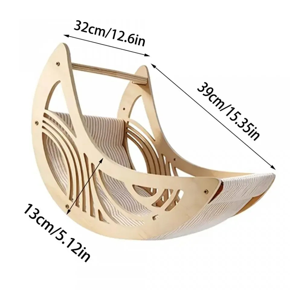 Moon-shaped cat hammock dimensions