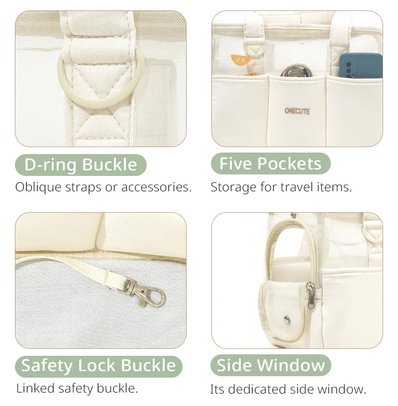 ONECUTE™ Breathable Pet Tote Carrier