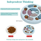Round Sliding Dog Treat Puzzle