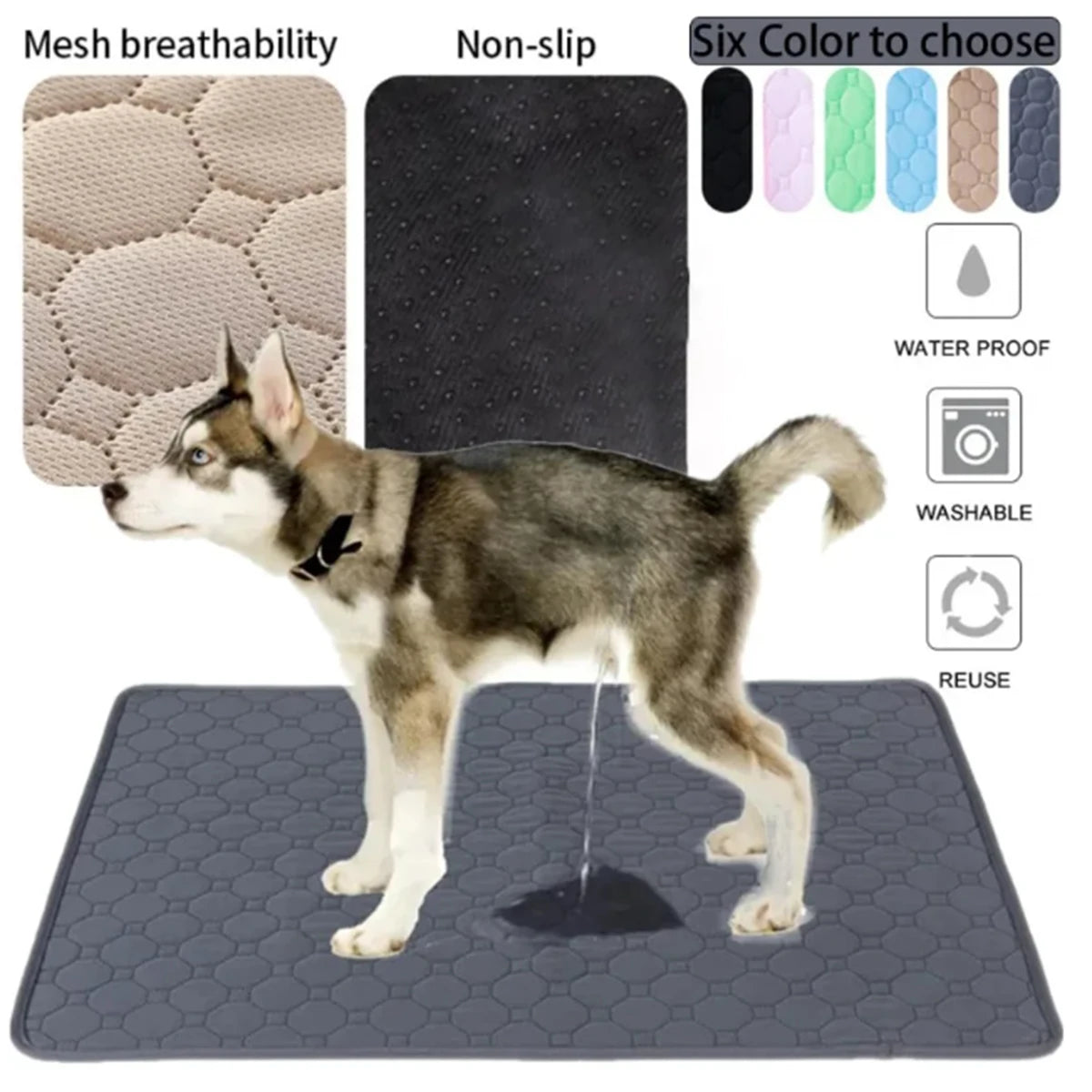 Washable Quilted Pet Training Pad product overview