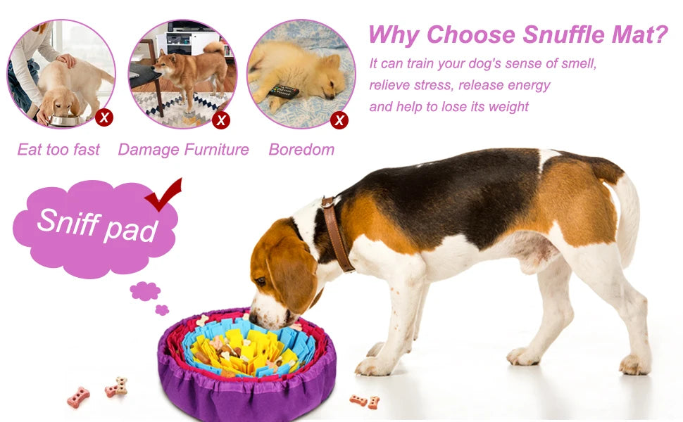 Adjustable Round Snuffle Mat