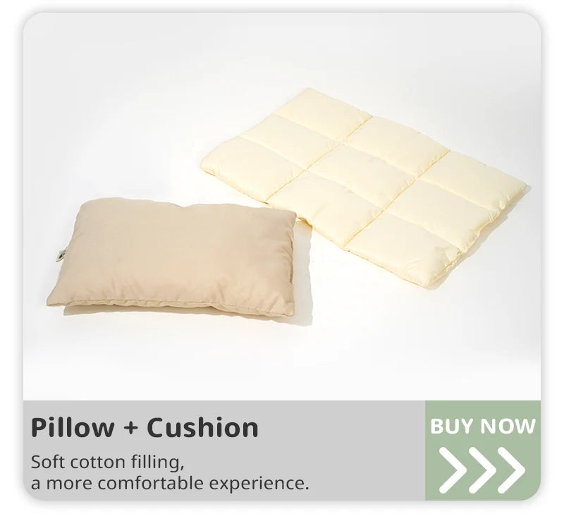 Optional carrier cushion shown as a separate purchase