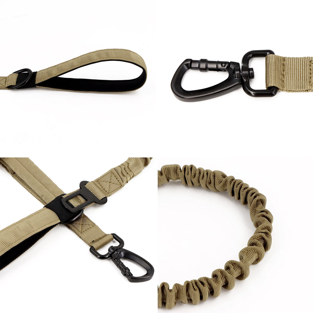 Tactical Dog Harness & Walking Set